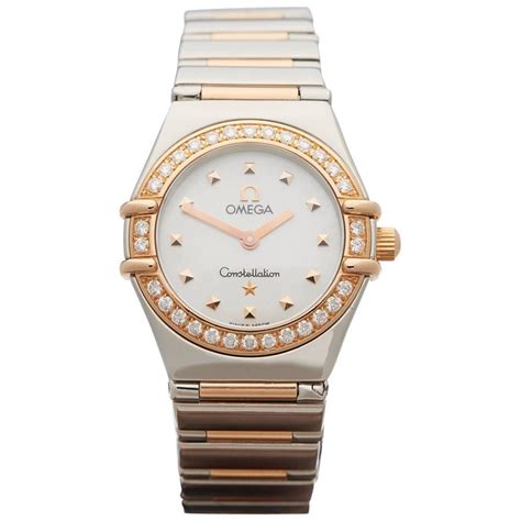 omega constellation watch diamond bezel|vintage Omega Constellation chronometer watch.